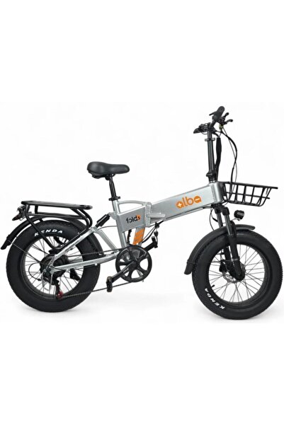 Alba Fold 3 ELEKTRİKLİ BİSİKLET 48W 10 Ah (480WH) Batarya kalın lastik gaz ko...