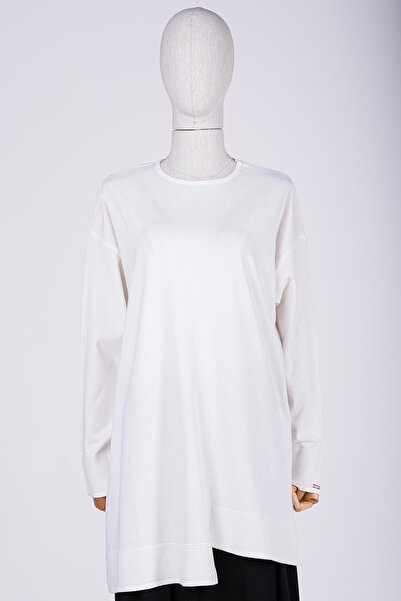 Invee Bekletmeli Tunic Ekru