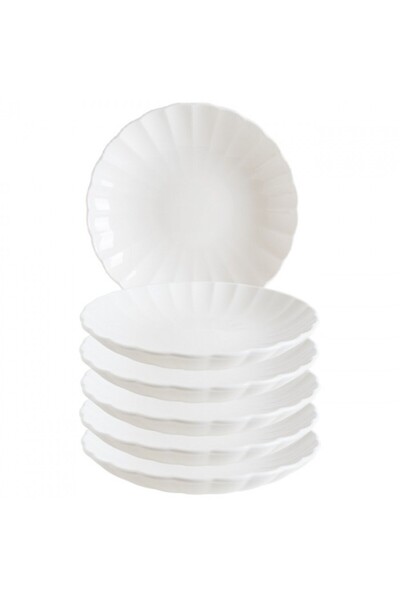 Bonna Set 6 farfurii adanci din portelan EAST 25cm(EAT 25CK)