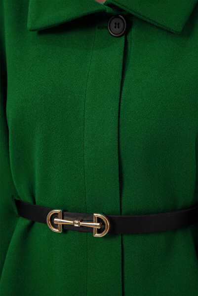 Bigdart Γυναικείο Παντελόνι με Ζώνη 9170 - Σκούρο Πράσινο