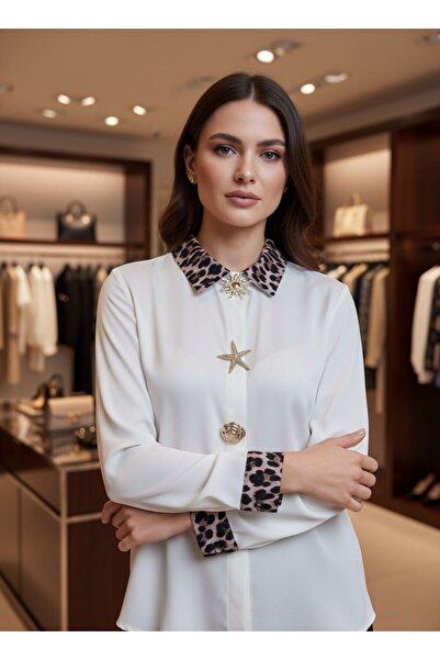 AndraRose Styles Celeste Wild Touch Shirt - White