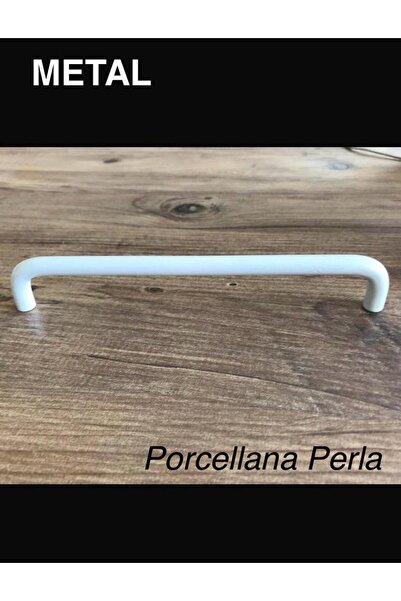 Porcellana Perla (16 cm)-Metal-Mutfak Banyo Dolap Çekmece Kulp Kulpu Çocuk Odası Mobilya Kulb Kulbu Alüminyum-STK3384