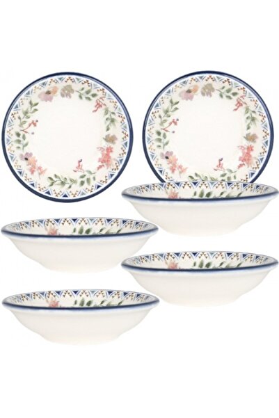 Bonna Set 6 farfurii Spring din portelan 9cm 50ml