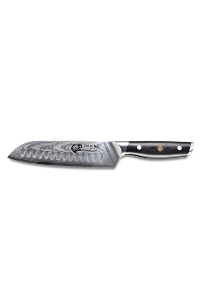 Orient Professional Damascus knife, Origin Series, 23 cm, made of Japanese AUS-10 stainless steel, Black