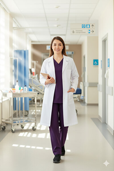 Rannah's Uniform 3/4 Length Lab Coat – Professional Medical Uniform