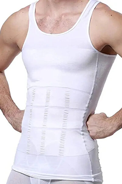 GLAM AURA Men's Shaping and Slimming Corset Undershirt