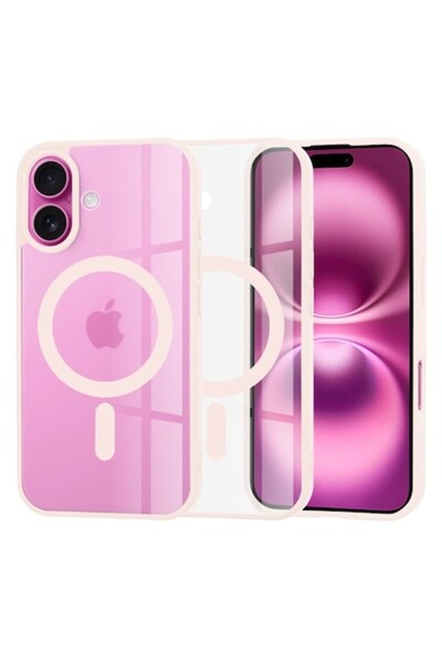 Techsuit Carcasă compatibilă cu iPhone 16 Plus, Premium, W1830, Plastic, Nude...