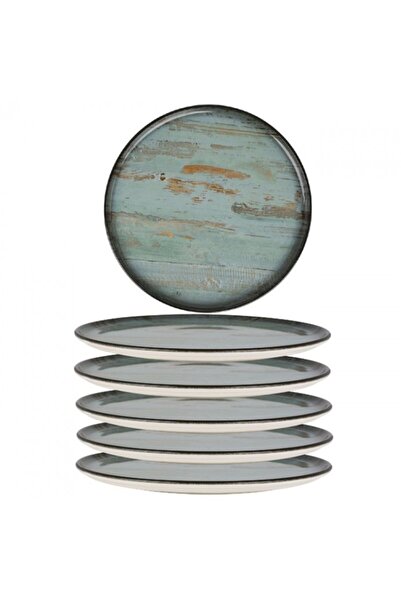 Bonna Set 6 farfurii pizza Madera din portelan 32cm