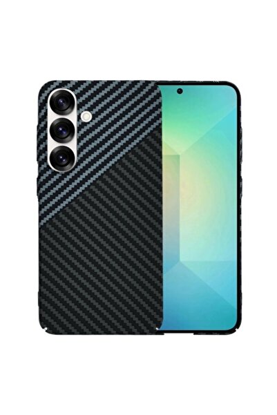 Techsuit Carcasă compatibilă cu Samsung Galaxy S25, aspect elegant P144, Lexgard Premium, gri Stealth