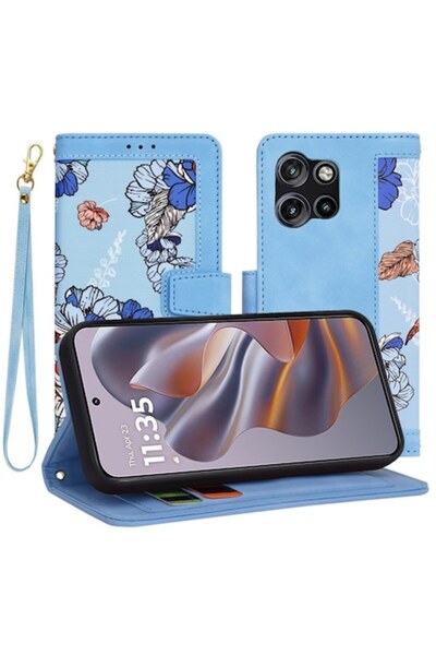 Velo Husă de telefon pentru Motorola Edge 50 Neo / Motorola ThinkPhone 25, Precision Fit, Albastru vibrant