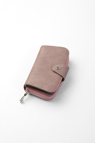 CENGİZ PAKEL Medium Size Women's Wallet - 65306 - Lilac