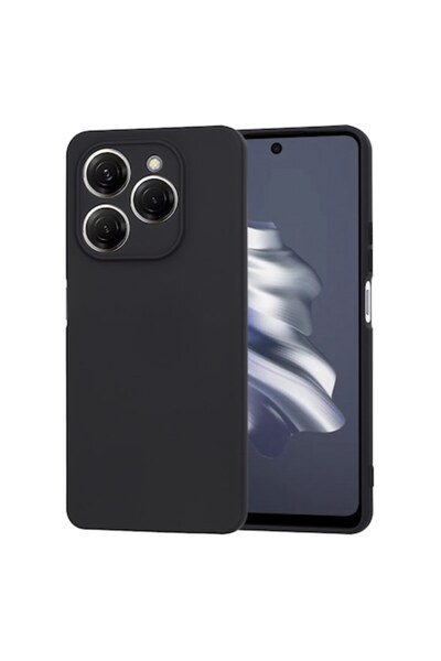 Velo Husă pentru Tecno Spark 20 Pro, silicon ergonomic - negru intens