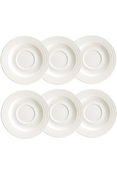 Bonna Set of 6 12cm LOOP saucers for 180ml coffee cup