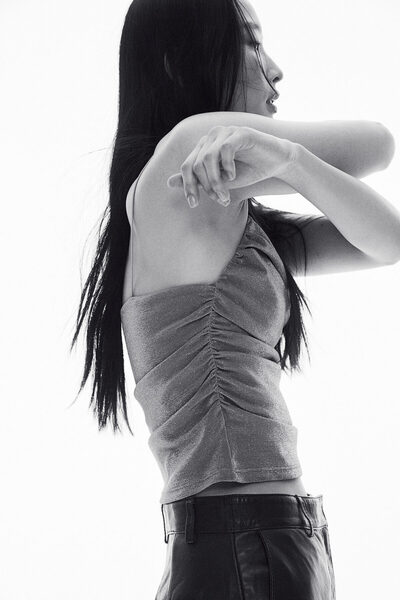 H&M Askılı ve Drapeli Üst