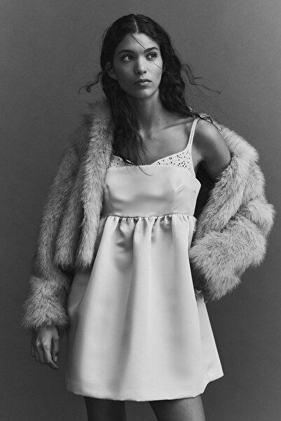 H&M Katmanlı Görünümlü ve Askılı Elbise