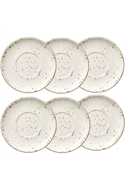 Bonna Set 6 farfurii suport Grain portelan 17cm