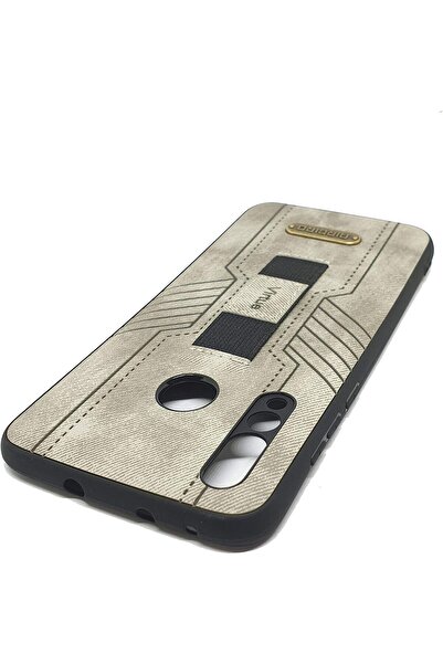 Generic Huawei Nova 4 Fabric Back Cover with Grip by AirBird - Gray