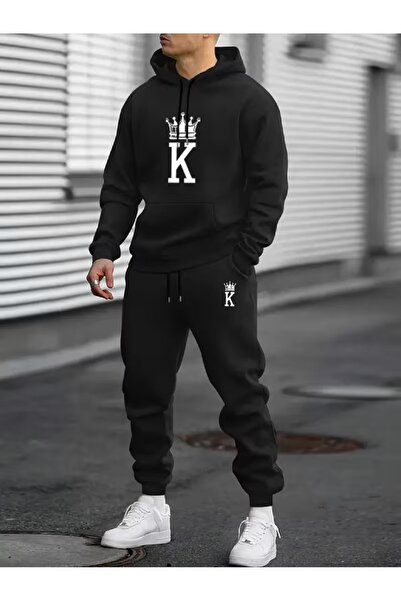 ship master طقم بيجامة رجالي مريح للخريف/الشتاء |   بغطاء رأس طقم هودي وبنطلو...