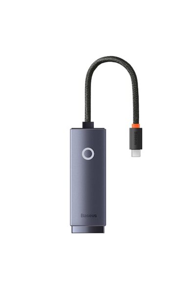 GERICOM USB Type-C to RJ45 LAN Adapter, 100 Mbps, Grey