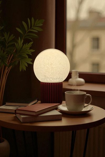 decory Balla Pinterest Tarzı Cozy Abajur Masa Lambası, Şık Sade Masa Lambası ...