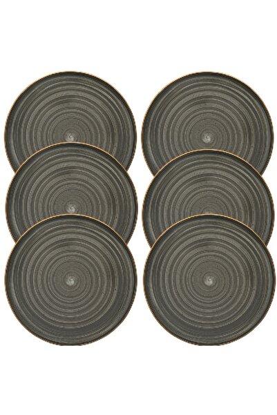 Bonna Set 6 farfurii pizza Space din portelan 32cm