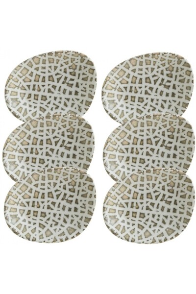 Bonna Set 6 boluri din portelan Lapya Wood 8x8,5cm