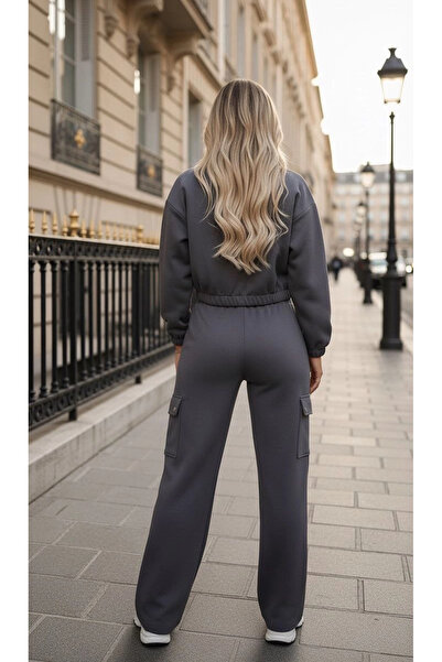 Buklemoda Modal Fabric Cargo Pocket Piece Set