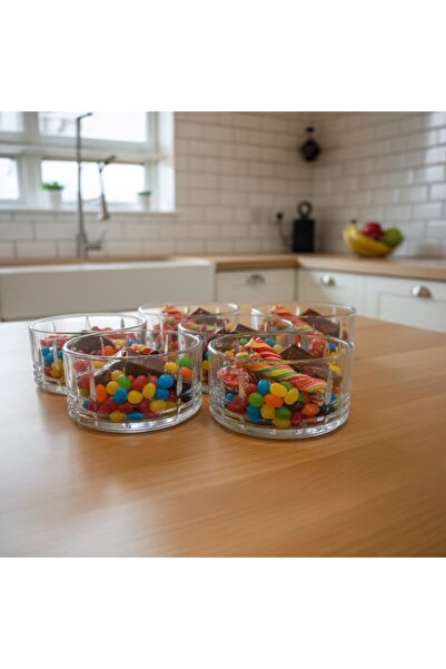 ABAREEK Glass serving bowl for snacks, 6 pieces, 10 cm