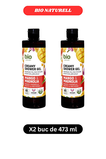 BIO Naturell Gel de dus cu nuca de cocos, mango și magnolie pachet x2 buc de ...