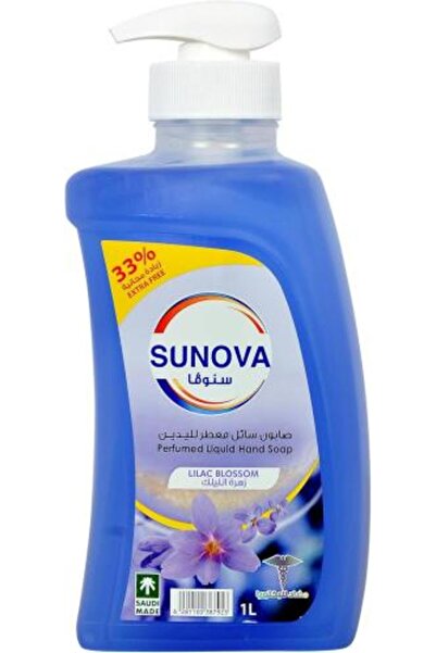 senova صابون سائل لليدين برائحة الليلك، 1 لتر