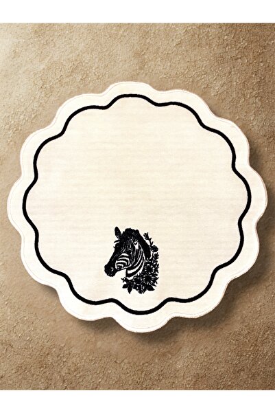 LİONYA DESİGN Zebra Nakışlı 30x30 Premium Duck Peçete – Sıvı İtici | Dekorati...