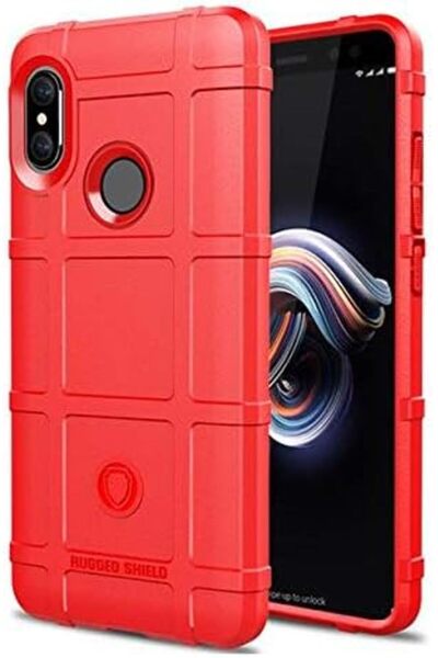 Other Flexible Silicone Protective Case for Xiaomi Redmi Note 5 / Redmi Note 5 Pro - Red