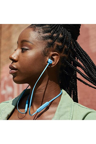Beats Flex Wireless Earbuds - Apple W1 Chip, Magnetic, Class 1 Bluetooth, 12 Hours - Flame Blue