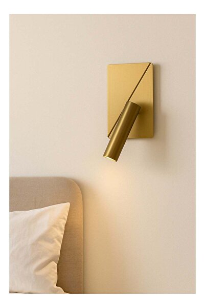 Generic Gold LED Wall Sconce, Modern Design, 3 Lights, 8W, 18 cm