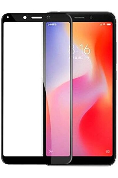 Generic Full Glass Screen Protector for Xiaomi Redmi 6A 5D - Black Frame