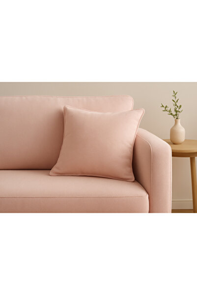 IKEA COZY ROOM - LAGERPOPPEL kırlent kılıfı, açık pembe, 50x50 cm