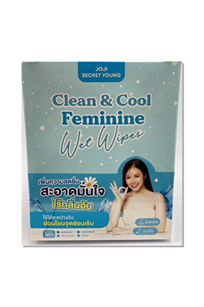 JOJI SECRET YOUNG Clean & Cool Feminine Wet Wipes - 20 Wipes