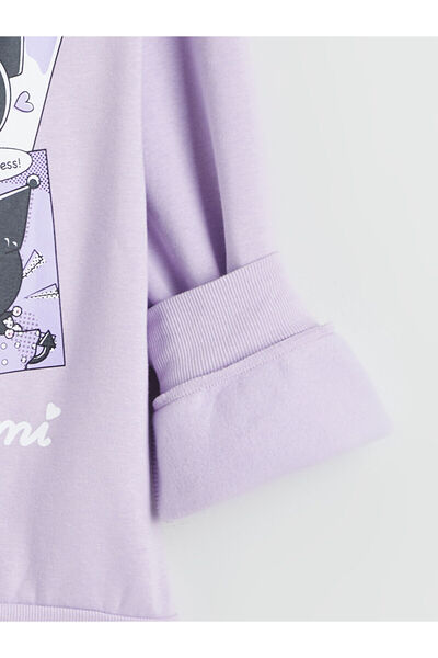 LC Waikiki Vizyon New Season Kuromi με τύπωμα Χοντρό φούτερ για κορίτσια