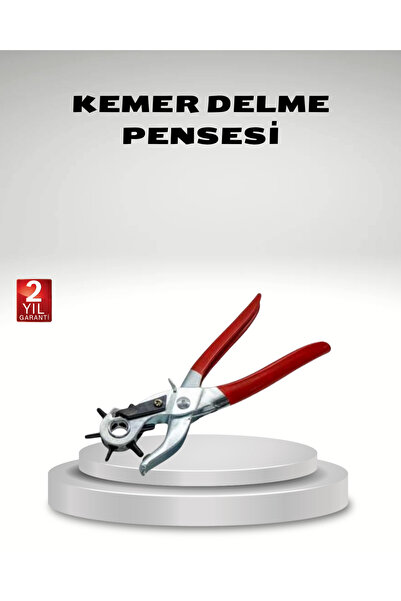 UCUZTEKNO Πένσα διάτρησης με 6 κεφαλές, πολλαπλών χρήσεων, από ανοξείδωτο ατσ...