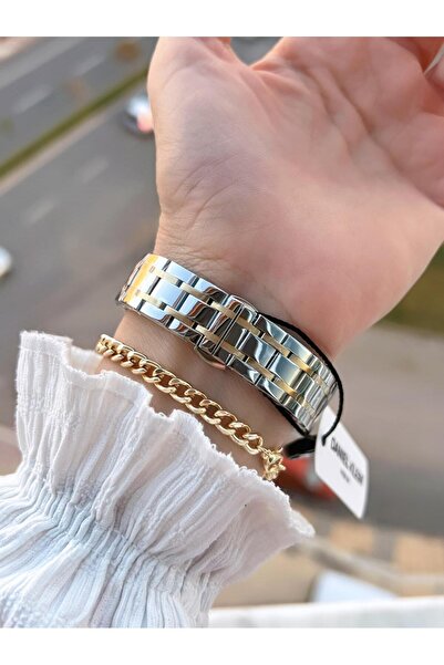 Daniel Klein Steel Cord 30 Mt Water Resistant Women's Wristwatch+Bracelet Byn.10814.4