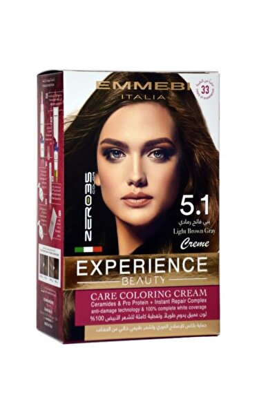 Zero35 Beauty Experience Hair Dye Kit Tone 51 Light Brown Gray