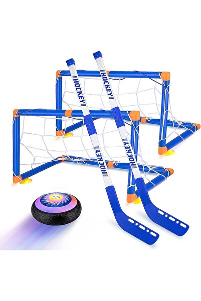 OEM Hover Hockey Set for Kids — Hover Hockey Game with 2 Goals and LED Air Hover Ball