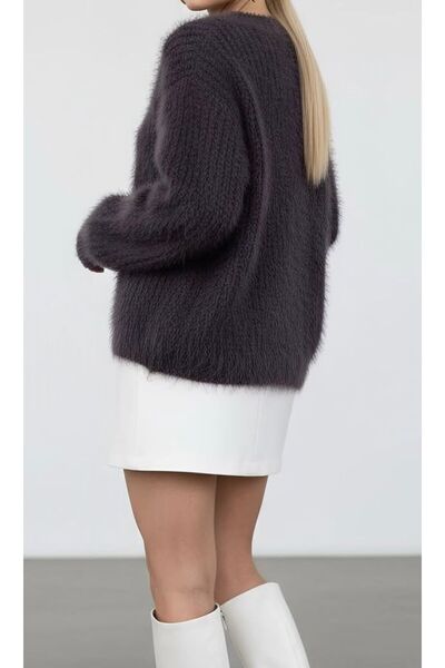 rose tml giyim Women's Knitwear Bearded Star Button Detailed Cardigan