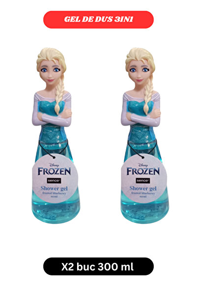 Frozen Figurine shower gel pack x2 pcs 300 ml (600 ml total)