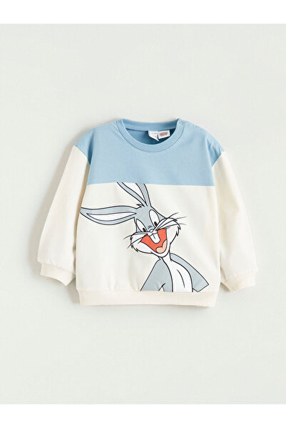 LC Waikiki Bugs Bunny Printed Baby Boy Sweatshirt and Sweatpants