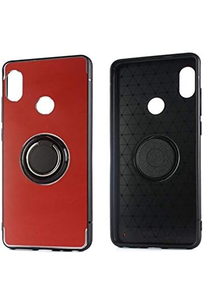 Other Xiaomi Redmi Note 5 / Note 5 Pro Protective Case with Hidden Grip & Stand - Red, TPU