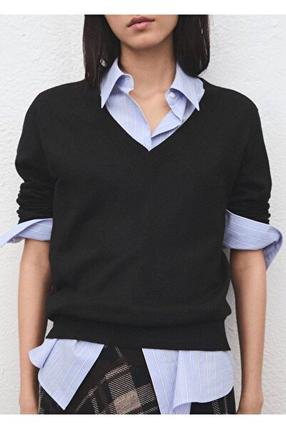 MANGO Woman V yaka triko kazak