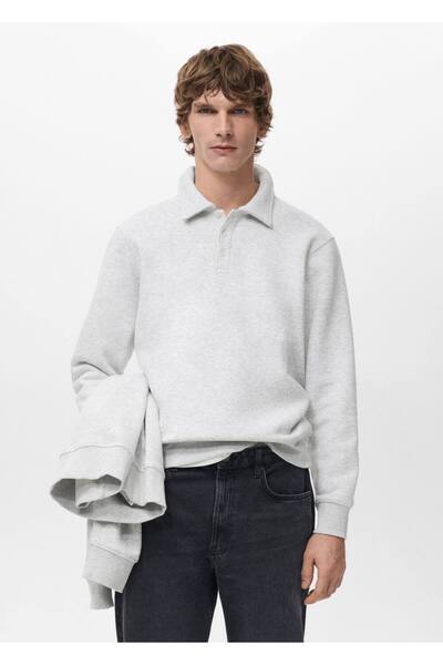 MANGO Man Regular kesim polo sweatshirt