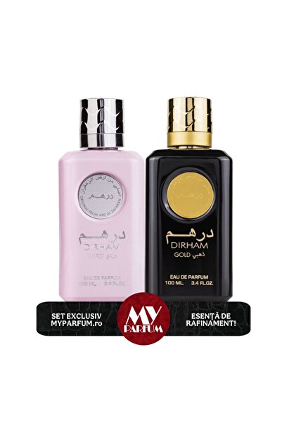 Ard Al Zaafran Set Dirham Wardi 100ml + Dirham Gold 100ml, Ard Al Zaafaran