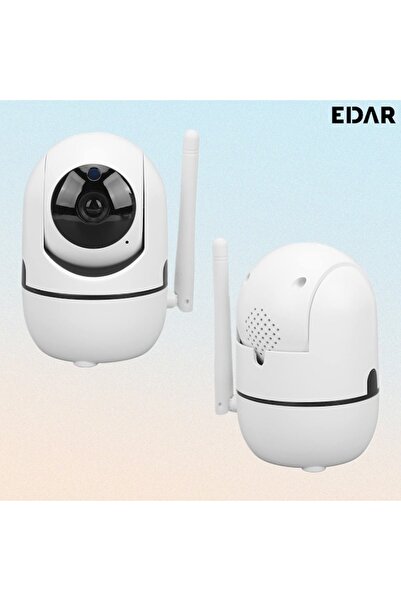 stuffix Smart Wi-Fi Surveillance Camera, Full HD, Auto Rotation, App Control, White